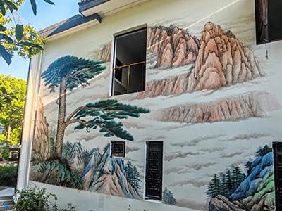 上海市松江区佘山森林人家主题墙绘